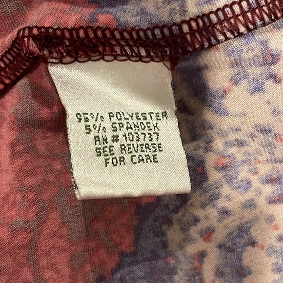 Donna Morgan abstract pattern multicolor dress, size 8 - Picture 12 of 13